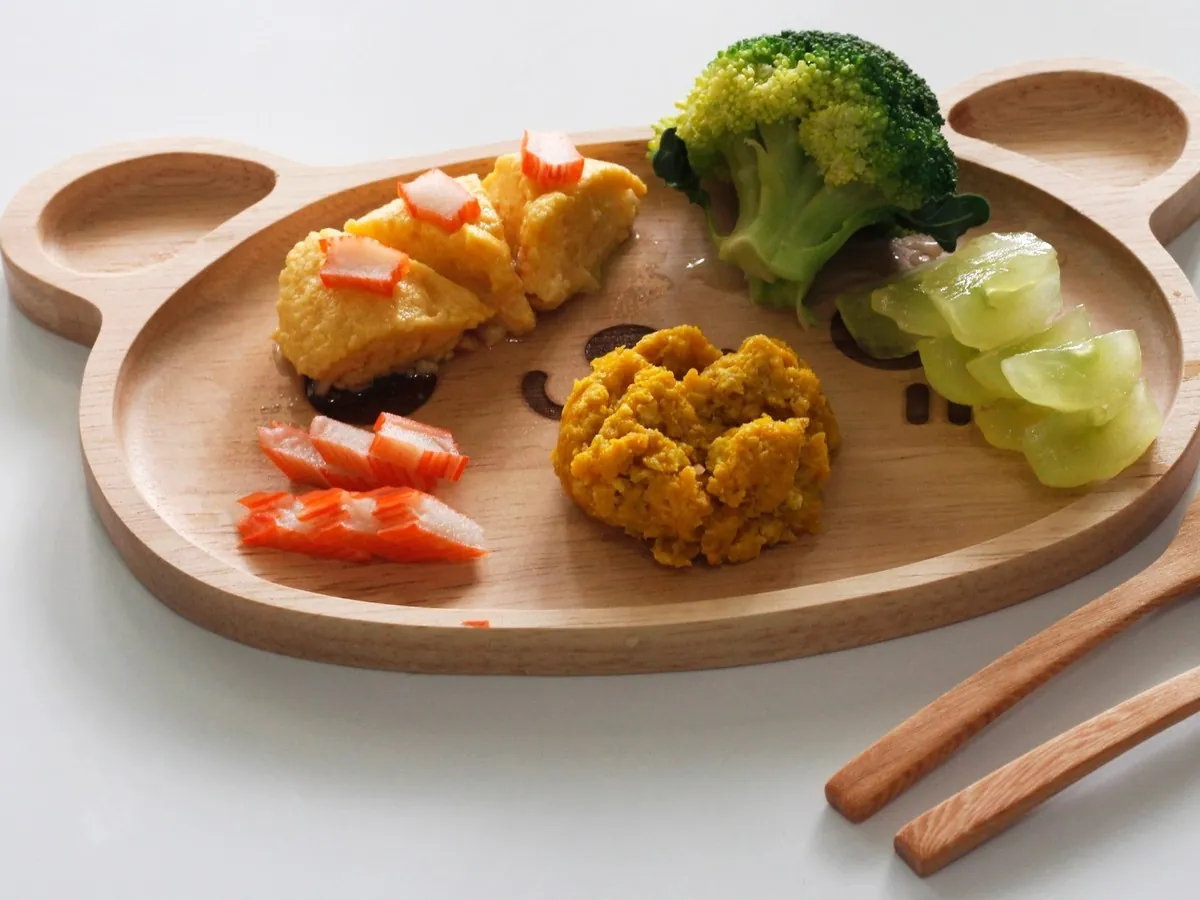 Assiette repas bio pour enfant